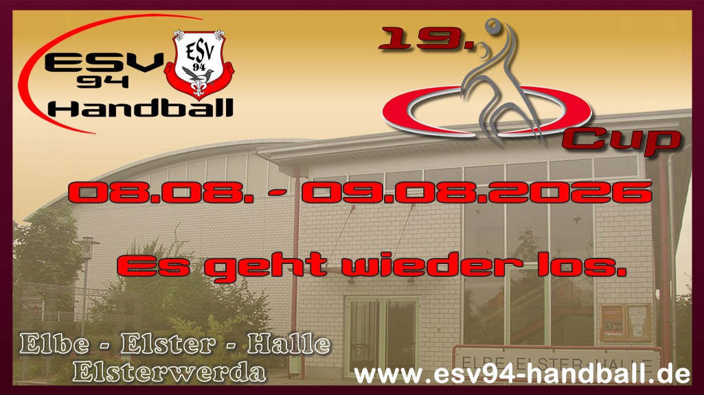 19. Handballcup in Elsterwerda – es geht wieder los!